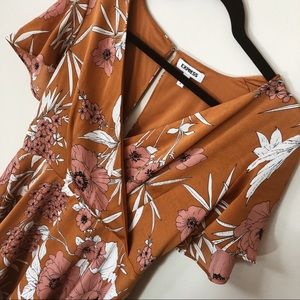 EXPRESS flower print dress